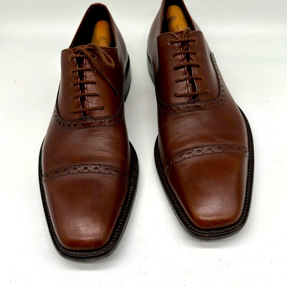 Ermenegildo Zegna derby. Handmade. 9 1/2 US